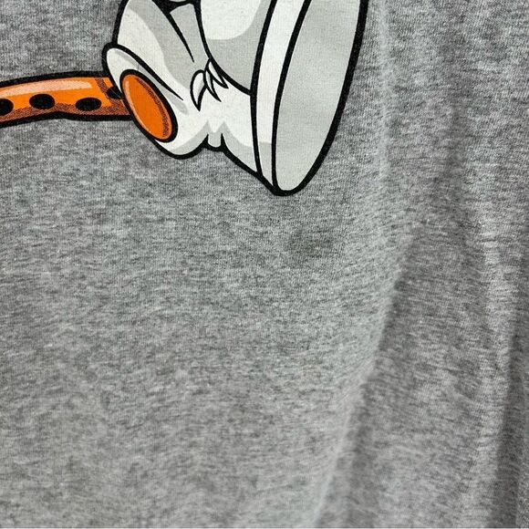 Men's Flamin Hot Cheetos Chester Cheetah Orange Grey Tee Medium - Picture 4 of 6